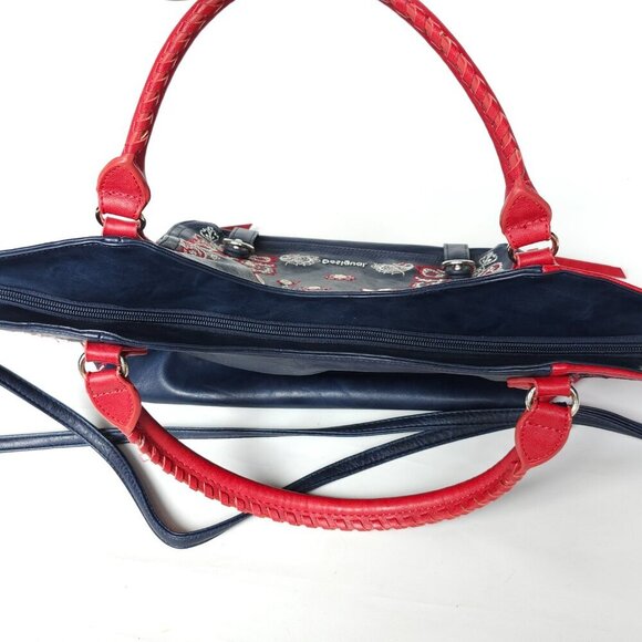 ATTRACTIVE Desigual BOHO BAG 20SAXPB9 Embroidered Romantic Whimsical - Picture 14 of 16